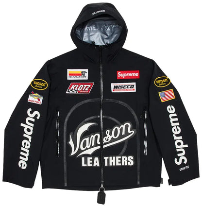 Supreme x Vanson Leathers GORE-TEX Shell Jacket 'Black'